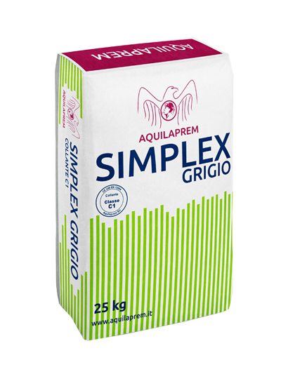 SIMPLEX GRIGIO - ADESIVO C1